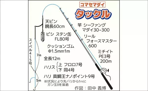 「東京湾コマセマダイ釣りでトップ10尾＆全員安打達成【一之瀬丸】高ダナ攻略で本命連発」の画像