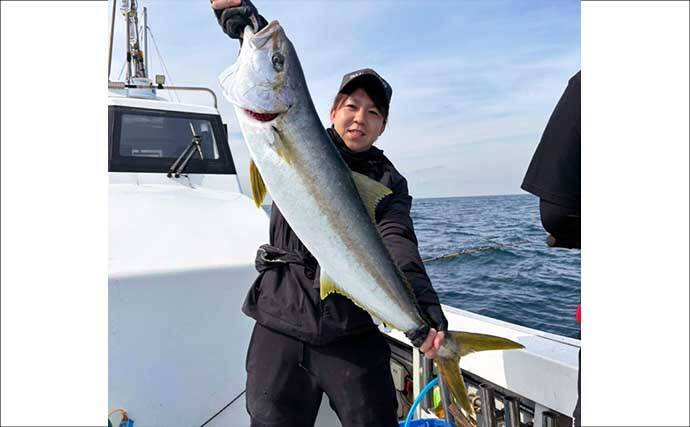 【沖釣り釣果速報】玄界灘の落とし込み釣りでヒラマサ110cm浮上！船中で青物50尾超えも（福岡）