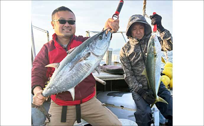 【沖釣り釣果速報】玄界灘の落とし込み釣りでヒラマサ110cm浮上！船中で青物50尾超えも（福岡）