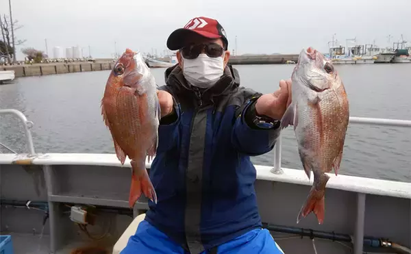 タイラバ釣行で小型主体もマダイ5尾【愛知県】スピニングタックルのちょい投げも有効