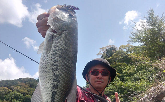 スポーニング進行を見極めて良型バス連発！ 七川ダムをおかっぱりで攻略【和歌山】
