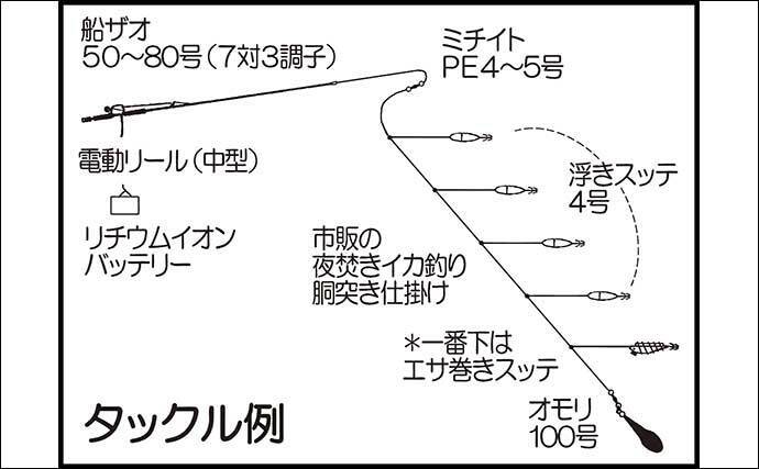 22年 九州の夜焚きイカ釣り入門 スッテ使う胴突き仕掛けのキホン 22年7月3日 エキサイトニュース