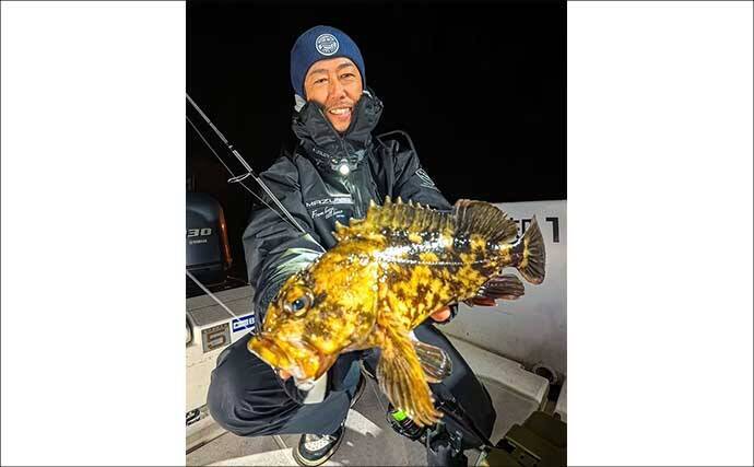 【沖のルアー釣果速報】ナイトロックでメバル数釣りに成功！良型交じりで冬の根魚ゲーム満喫（愛知）