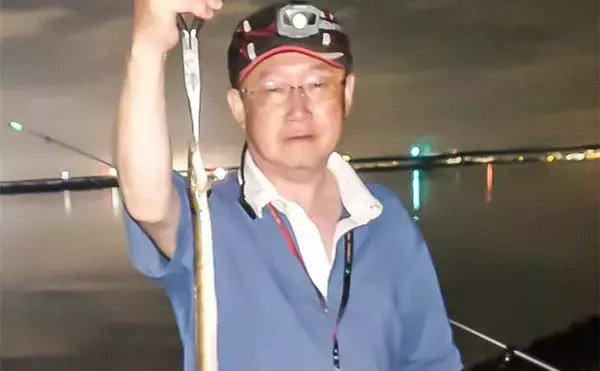 「夜のブッコミ釣りで本命ウナギ手中【愛知・木曽川】近距離ポイントでヒット」の画像