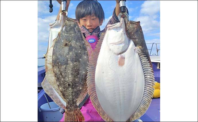 「ヒラメ3kg級が次々浮上！」大原沖の泳がせ釣りで船中26尾の爆釣劇【千葉】