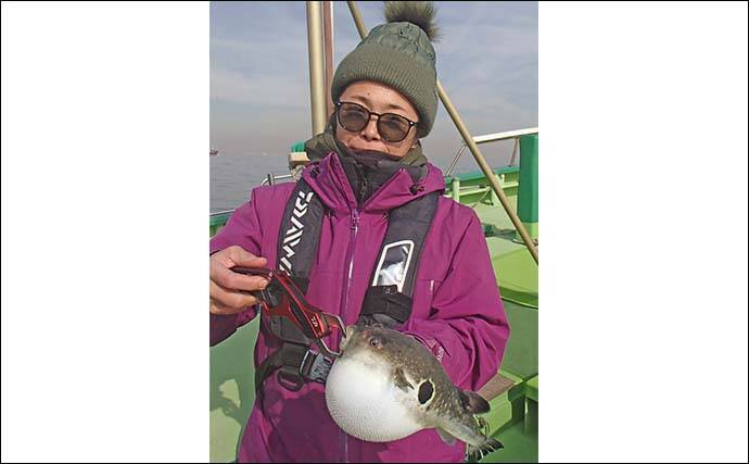 東京湾トラフグ釣りに初挑戦【千葉・吉野屋】カットウ仕掛けで本命キャッチ成功！