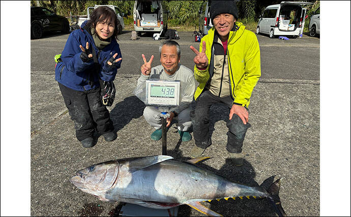 完全フカセ釣りで64kgキハダマグロをキャッチ！【和歌山・昌丸】船中マグロ乱舞
