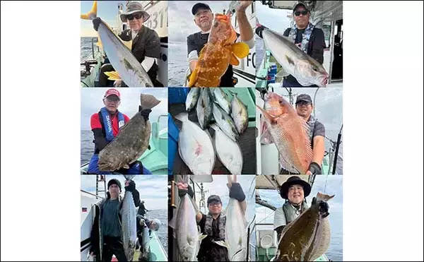 「【沖釣り釣果速報】落とし込み釣りでヒラマサ107cm浮上！エサ付き抜群で青物ラッシュ！（福岡）」の画像