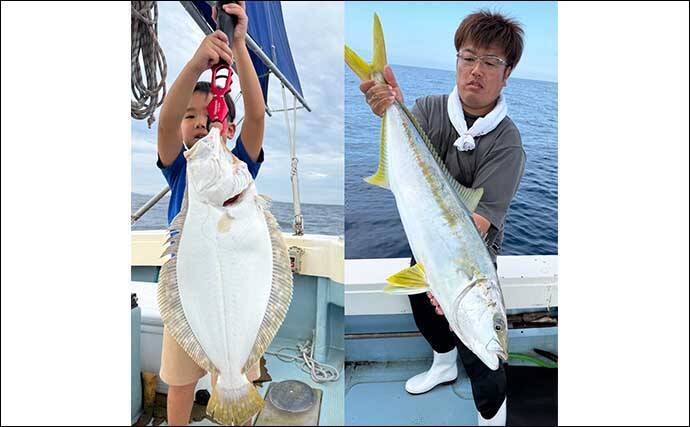 【沖釣り釣果速報】落とし込み釣りでヒラマサ107cm浮上！エサ付き抜群で青物ラッシュ！（福岡）