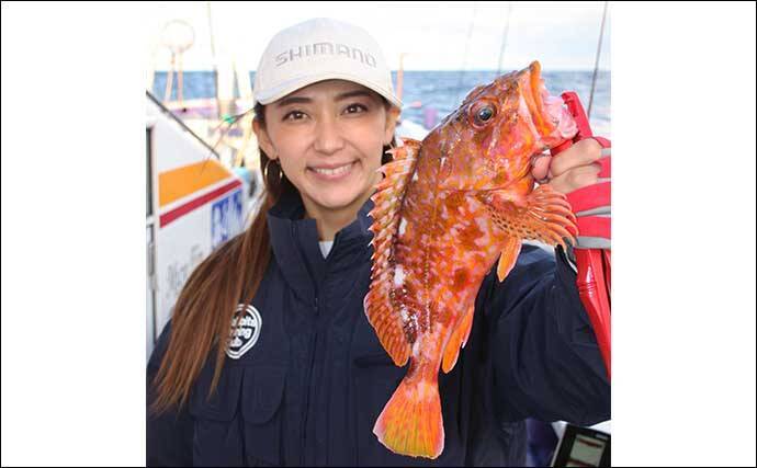 外房のテンヤマダイ釣りで好ゲストのマハタ手中【つる丸】 本命マダイは6尾