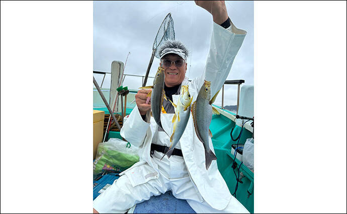 「シマアジ出るか！？」南房シマアジ五目釣りで多彩釣果【安田丸】仕掛け微調整が奏功