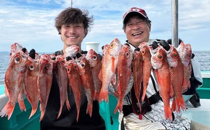 最盛期は越えても大型マダイ浮上！タイラバやジギングにヒット【船釣り釣果速報9選・北陸】
