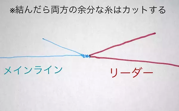 「オルブライトノットにおける「リーダーすっぽ抜け事故」を防ぐひと工夫を紹介」の画像