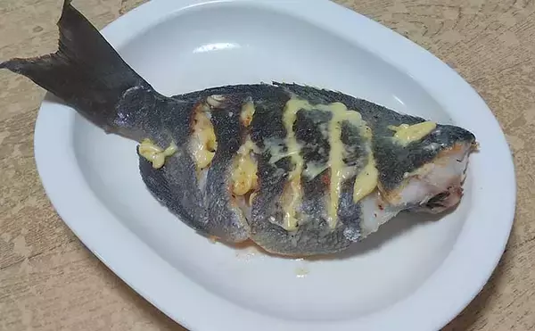 釣魚で作る「本格フレンチ風」レシピ：オナガのムニエル　マヨネーズがポイント