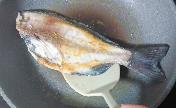 釣魚で作る「本格フレンチ風」レシピ：オナガのムニエル　マヨネーズがポイント