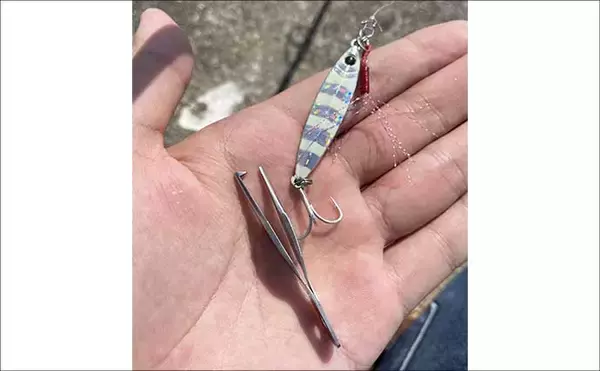 「ライトショアジギング超入門（SLJ）メタルジグのフック（針）は沢山つければOK？」の画像