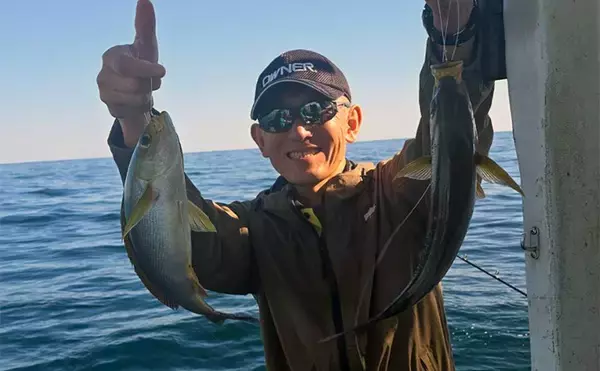 「那智勝浦の天びん五目釣りで季節外れのウメイロが連発【和歌山】多彩な美味魚が続々」の画像