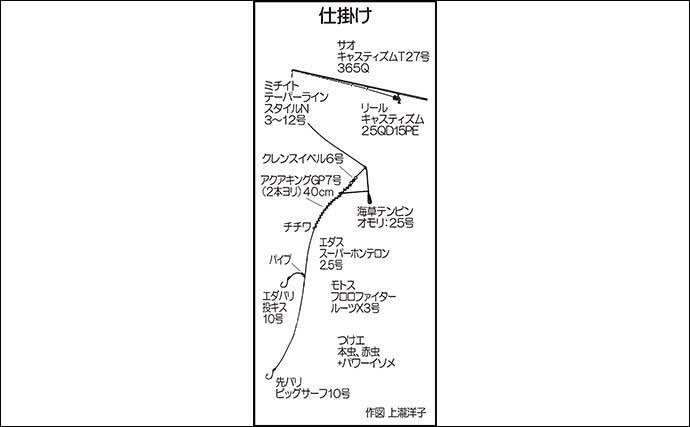 投げ釣りで24cm頭にキス32尾【長崎・大村市】20cm前後の良型率高し