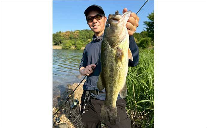 『るるパーク』で40cm超え良型を含みブラックバス全員安打達成！【大分】