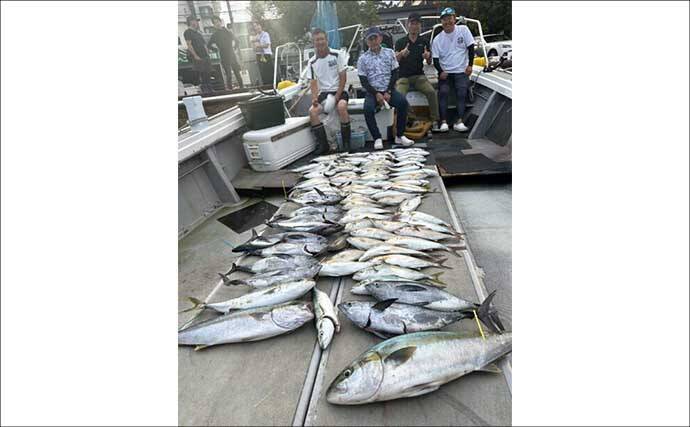 【沖釣り釣果速報】玄界灘の落とし込み釣り好調！10kg級ヒラマサ＆ワラサ爆釣（福岡）