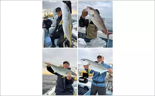 「【沖釣り釣果速報】玄界灘の落とし込み釣り好調！10kg級ヒラマサ＆ワラサ爆釣（福岡）」の画像