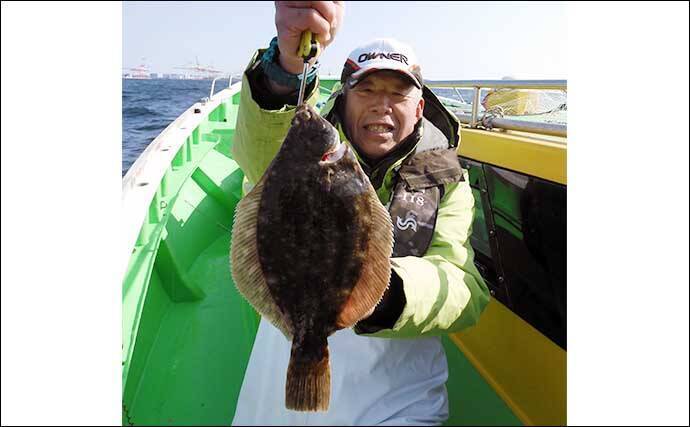 東京湾の船カレイ釣りスタート 41 34cmマコガレイを好捕 22年3月30日 エキサイトニュース 2 3