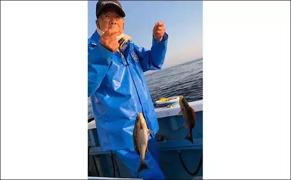 「外房の船イサキ釣りで36cm頭に50尾手中　シマアジのバラシが心残り」の画像