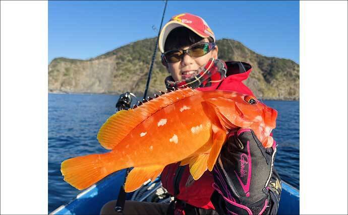 真冬のボート釣りでアオリイカとアカハタを好捕【大分】 刺身＆唐揚げに舌鼓！