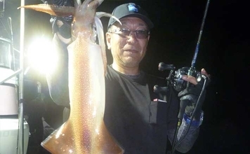 【沖釣り釣果速報】玄界灘の夜焚きイカ船で釣る人ケンサキイカ116尾！大剣サイズも登場（福岡）