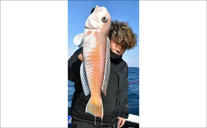 御前崎沖の底物五目釣りで全員安打！【静岡】アマダイ狙いシフトが奏功し好ヒット連発