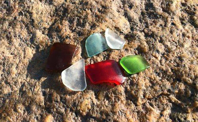 釣りの合間に【シーグラス探し】のススメ　やれば釣りの腕前も上がるかも？