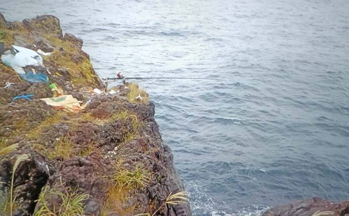東伊豆・大難の石物釣りで1kg級イシガキダイをキャッチ【静岡】サザエにヒット