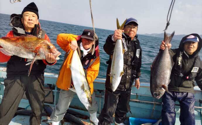 良型チカメキントキでクーラー満タン！沖五目釣りが好調キープ【船釣り最新情報・福岡】