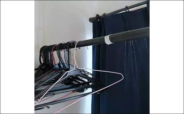 「使用済み釣り具を再活用して家計を助ける方法　タモの柄が物干し竿に？」の画像