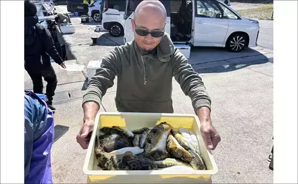 「伊良湖沖のカットウ釣りで良型ヒガンフグ＆カワハギ続々【愛知】船宿の身欠き処理で持ち帰りも安心」の画像