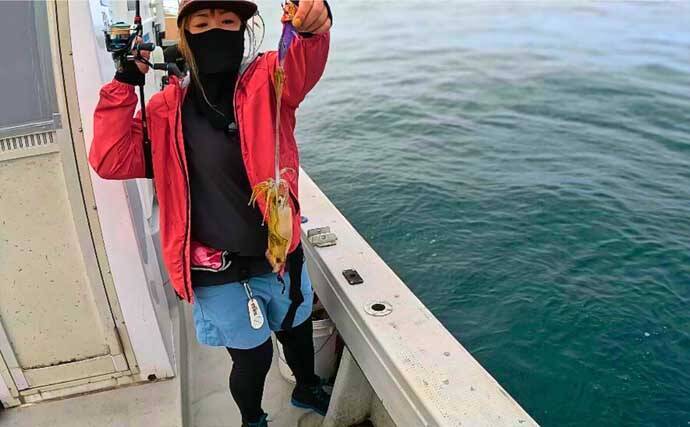 ティップランエギングでアオリイカ20杯と爆釣【新潟・琉神丸】ロングステイが決め手