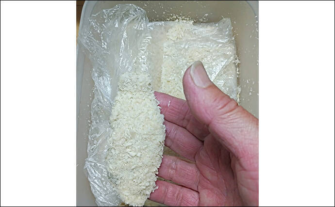 釣魚で作る「ビールのおつまみ」レシピ：マルセイゴのチーズカツ　パン粉は強めに付けて