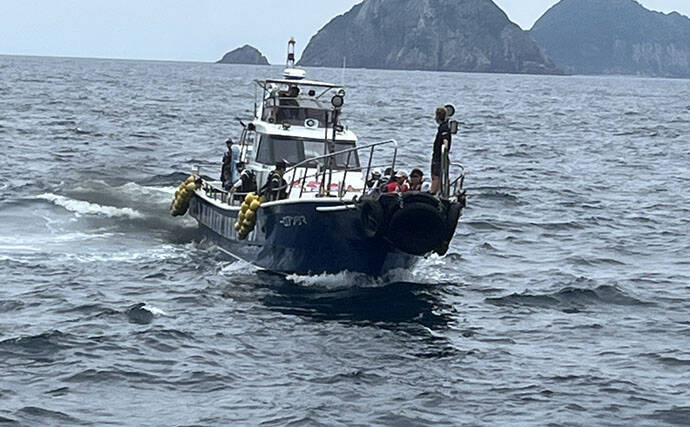 宮之浦の磯でのフカセ釣りで40cm級クロが連発！【長崎・丸銀釣りセンター】月例会で好釣果