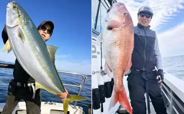 「関西エリアの【船釣り特選釣果】ジギング船で11.6kg特大ブリ＆70cm大ダイ続々浮上！」の画像