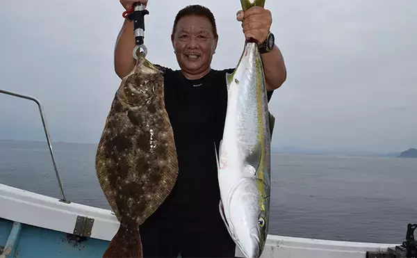 「【釣果速報】落とし込み釣りでブリにヒラメにサワラに根魚と多彩（福岡）」の画像