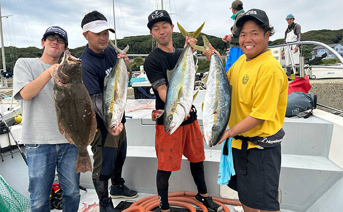 【釣果速報】落とし込み釣りでブリにヒラメにサワラに根魚と多彩（福岡）