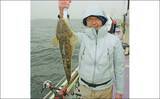 「東京湾の船マゴチ釣りで54cm頭に釣る人5尾【新明丸】エサはサイマキエビ」の画像12