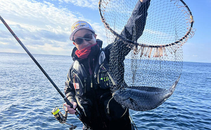 磯フカセ釣りで美味な「オキアジ」をキャッチ【大分】本命クロも連打成功