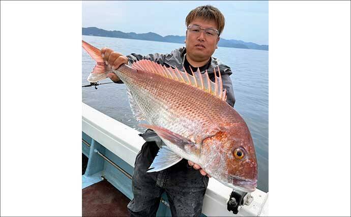 【沖のルアー釣果速報】ジギング＆タイラバで7kg超マダイを頭に多彩な魚種がヒット（福岡・長崎）