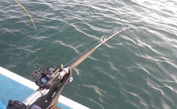 全面解禁後の鹿島沖ヒラメ釣りで本命の他マゴチにタチウオで好土産【茨城】