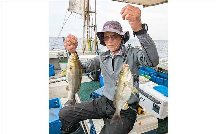 釣ったイカを泳がせて8kg頭に本命アラをキャッチ成功！【船釣り最新情報6選・福岡】