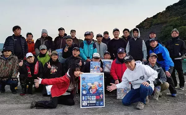 「ティップランエギングなつきちカップ」が開催　参加費一部はアオリイカ産卵床設置のために寄付