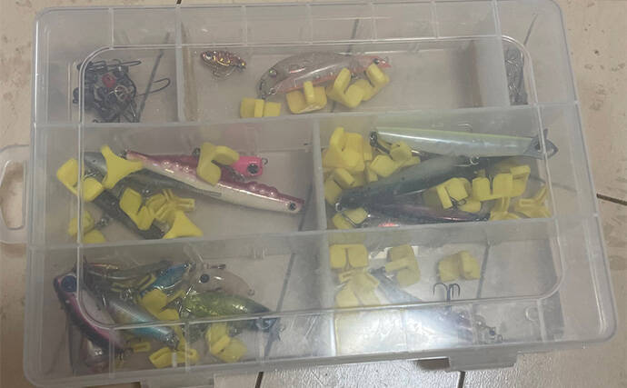 ライトブリームゲームの釣行アイテム一挙紹介　プラグはメバル用でOK