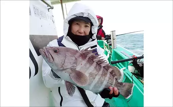 「日立沖のオキメバル釣りで好ゲスト混じりで本命手中【茨城】」の画像