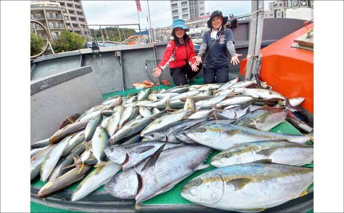 【沖釣り釣果速報】ヒラマサ7kg頭に船中60尾超！玄界灘の落とし込み釣りが最盛期（福岡）
